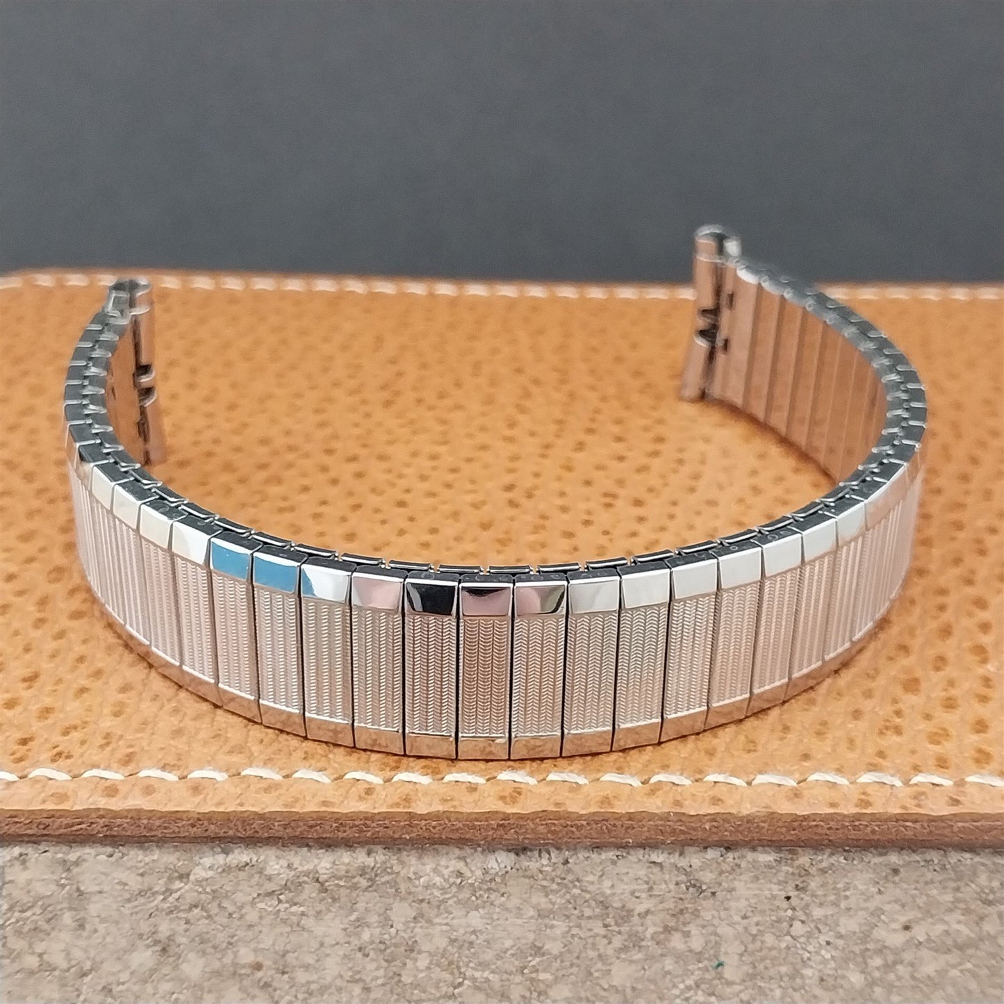 Speidel Aquarius 19mm 18mm Stainless Steel 1970s Twistoflex Vintage Watch Band