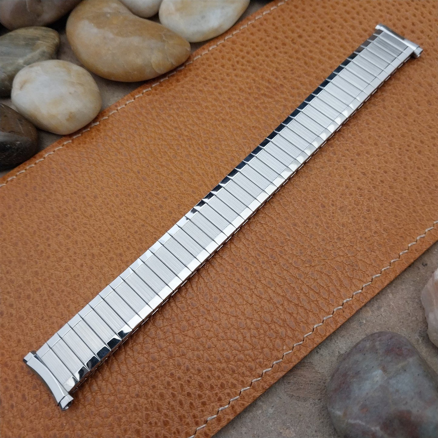 Speidel Aquarius 19mm 18mm Stainless Steel 1970s Twistoflex Vintage Watch Band