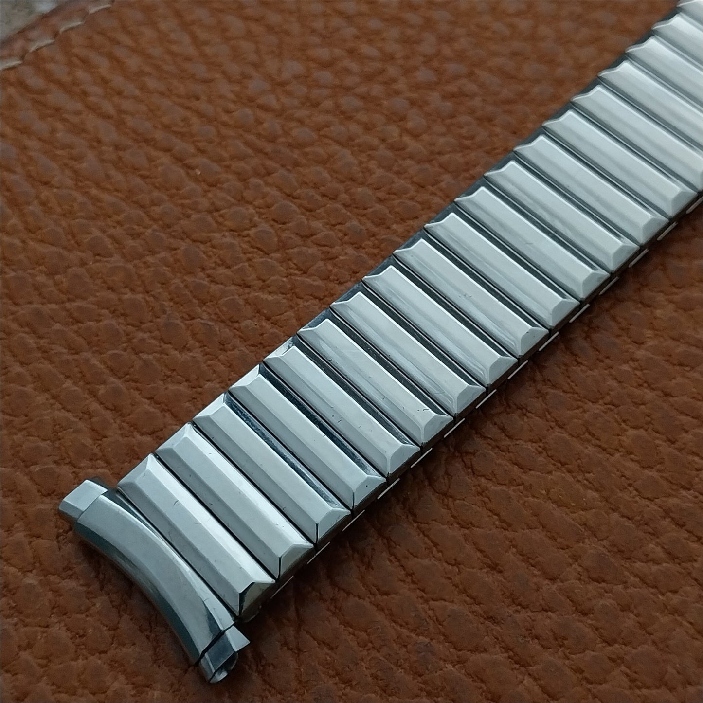 16mm 18mm 19mm 1970s Speidel Fullback Stainless Unused Vintage Watch Band