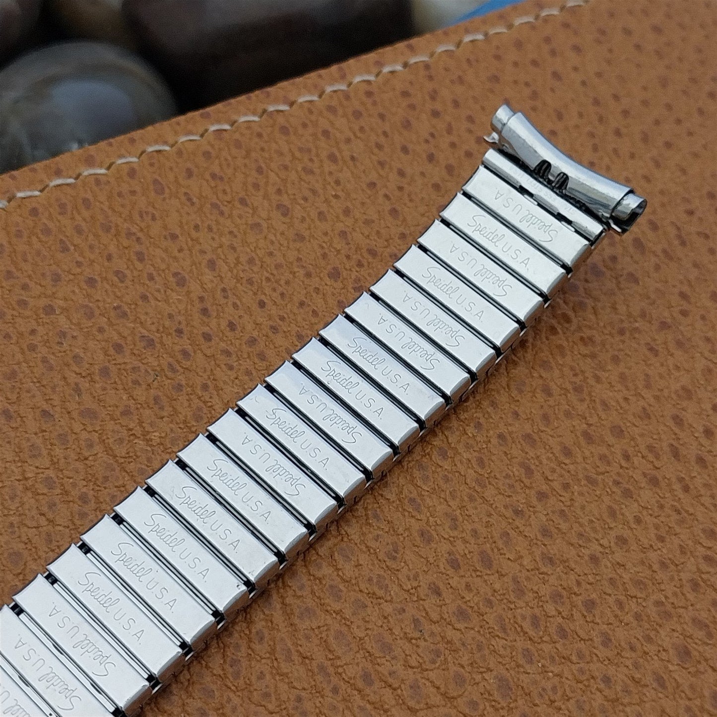 16mm 18mm 19mm 1970s Speidel Fullback Stainless Long Unused Vintage Watch Band