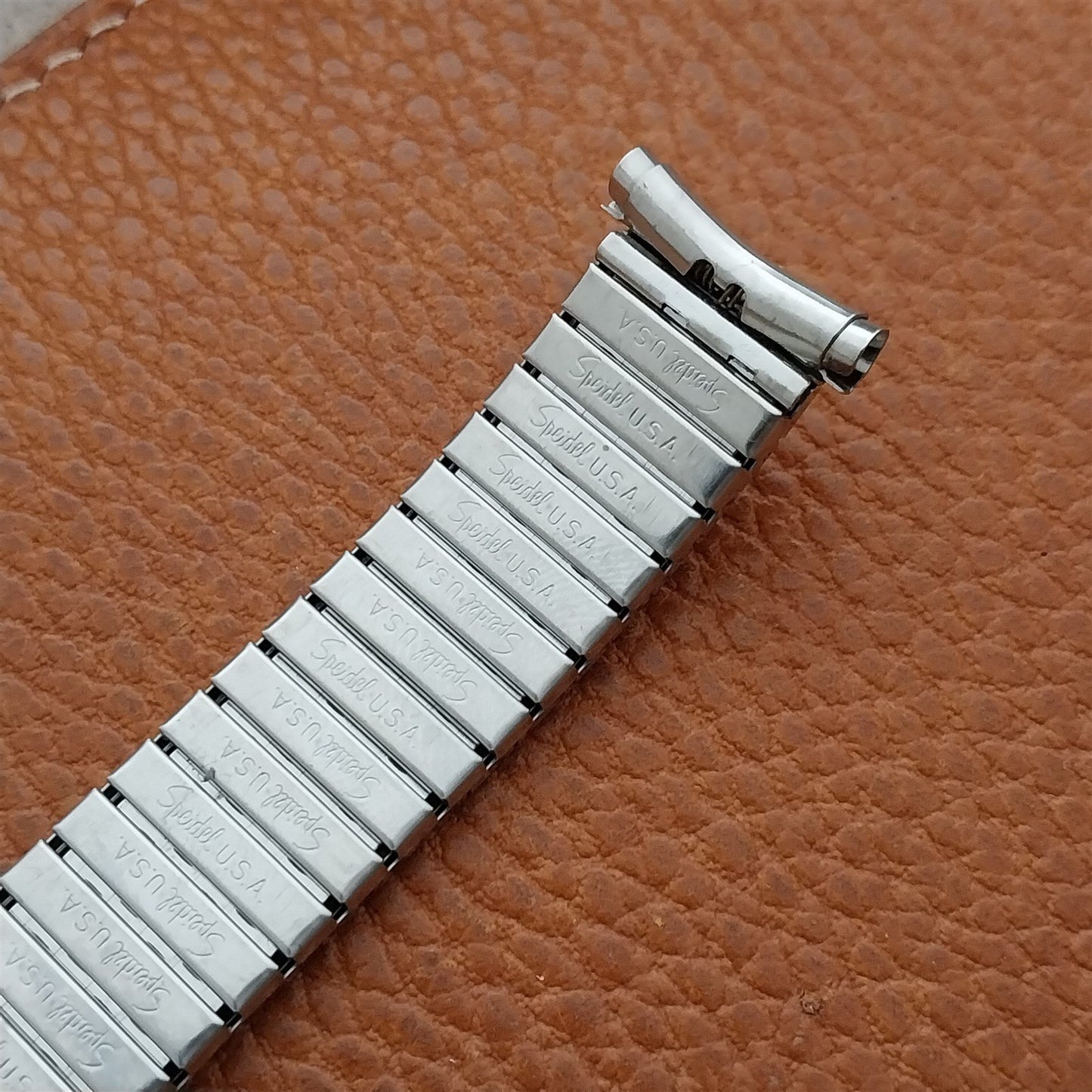 16mm 18mm 19mm 1970s Speidel Fullback Stainless Unused Vintage Watch Band
