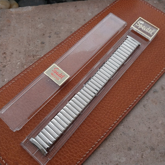 16mm 18mm 19mm 1970s Speidel Fullback Stainless Unused Vintage Watch Band