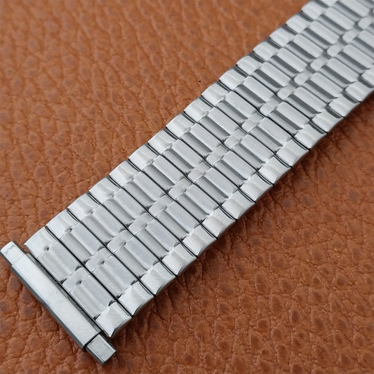 18mm 20mm 22mm Wide 1970s Speidel USA Stainless Steel Unused Vintage Watch Band