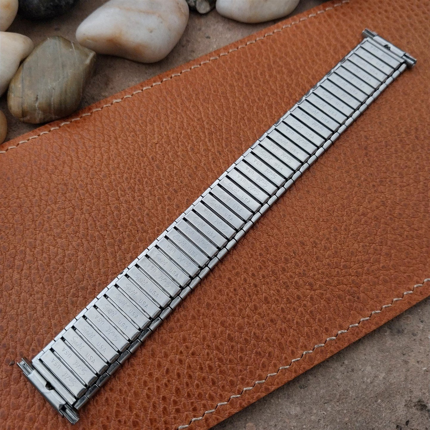 18mm 20mm 22mm Wide 1970s Speidel USA Stainless Steel Unused Vintage Watch Band
