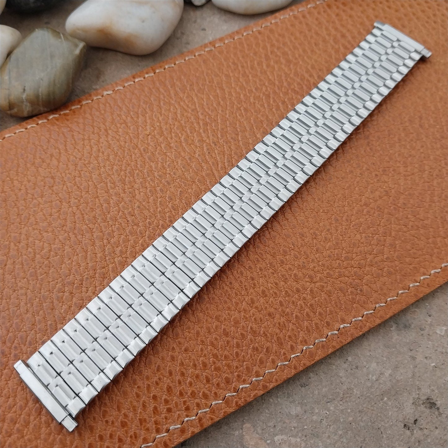 18mm 20mm 22mm Wide 1970s Speidel USA Stainless Steel Unused Vintage Watch Band