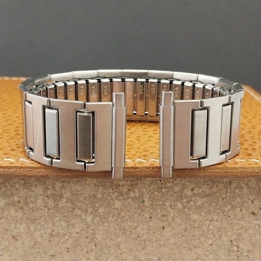 Vintage Wide 1970s 18mm 19mm 20mm Speidel Stainless Steel NOS Unused Watch Band