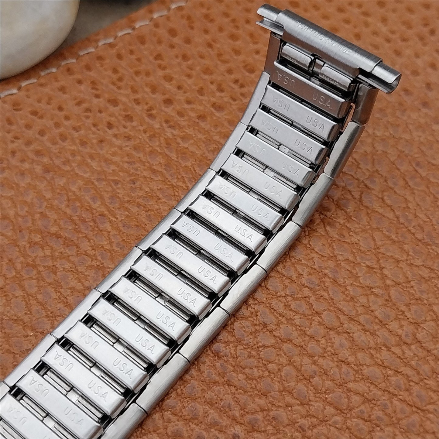 Vintage Wide 1970s 18mm 19mm 20mm Speidel Stainless Steel NOS Unused Watch Band