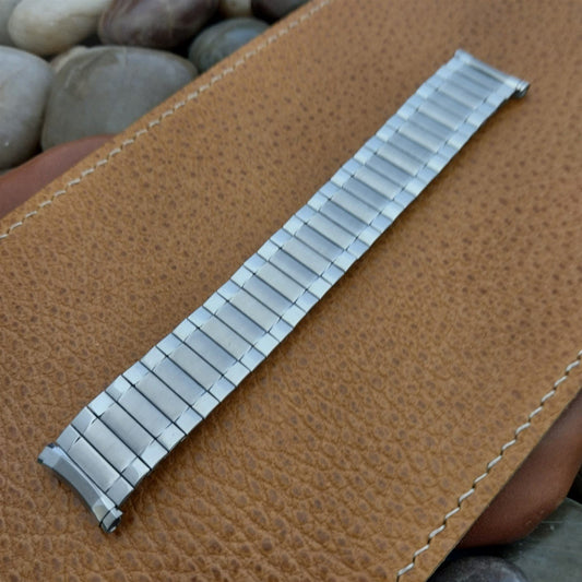 Short 1970s Speidel USA Made Wide Stainless Steel Unused Vintage Watch Band