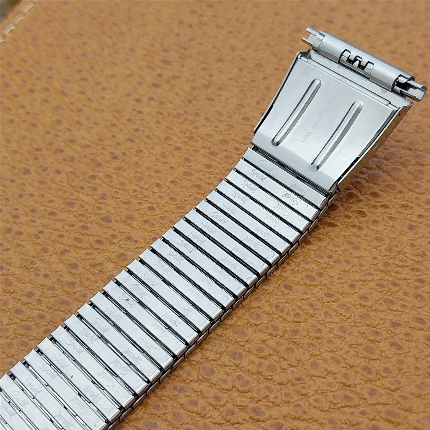 Classic Speidel Thinline 1970s Quick Adjust Stainless Steel Vintage Watch Band