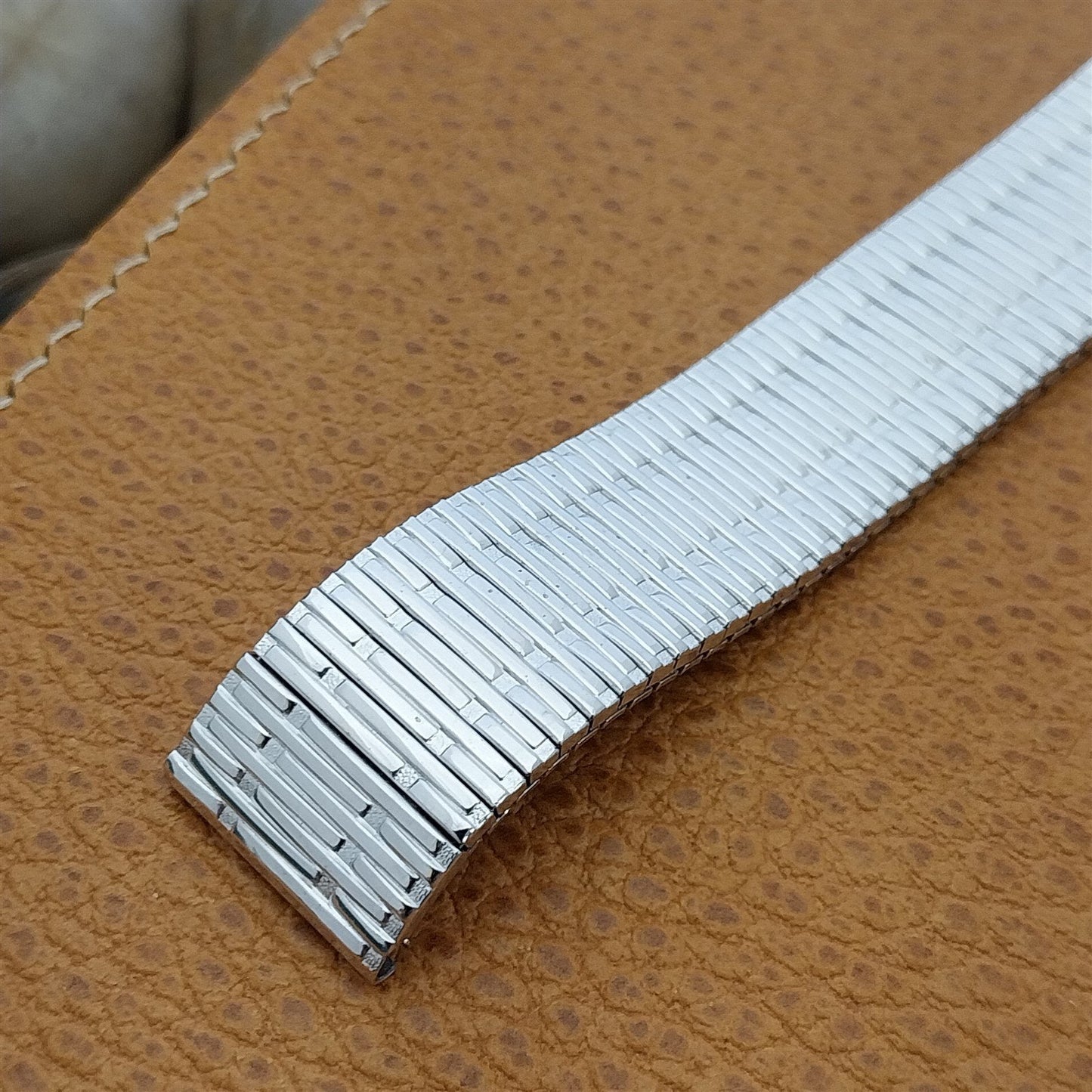 Speidel Thinline 17.2mm White Gold-Filled nos Vintage Watch Band