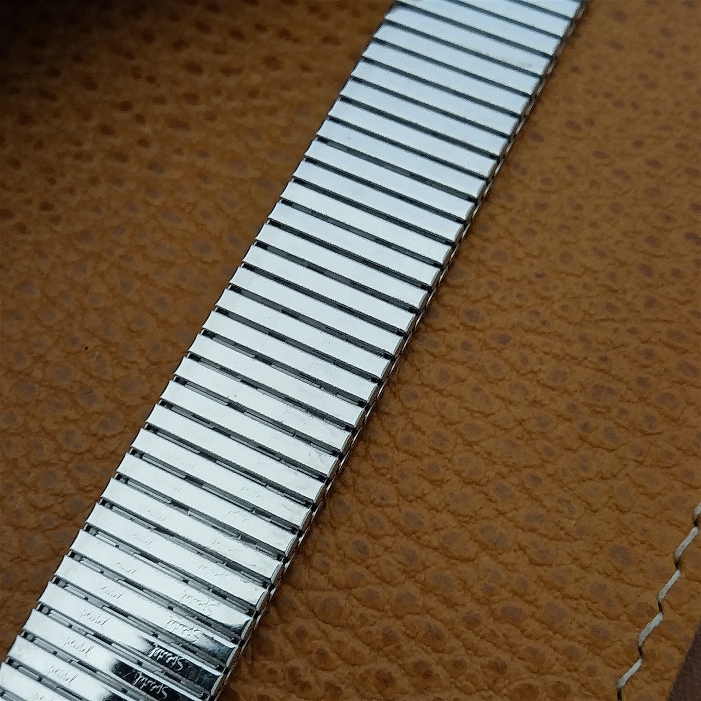 Speidel Thinline 17.2mm White Gold-Filled nos Vintage Watch Band