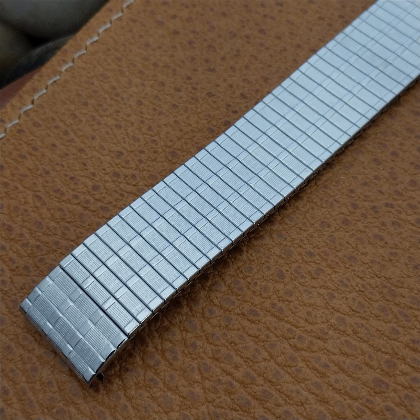 1970s Speidel Thinline 17.2mm Stainless Steel Classic nos USA Vintage Watch Band