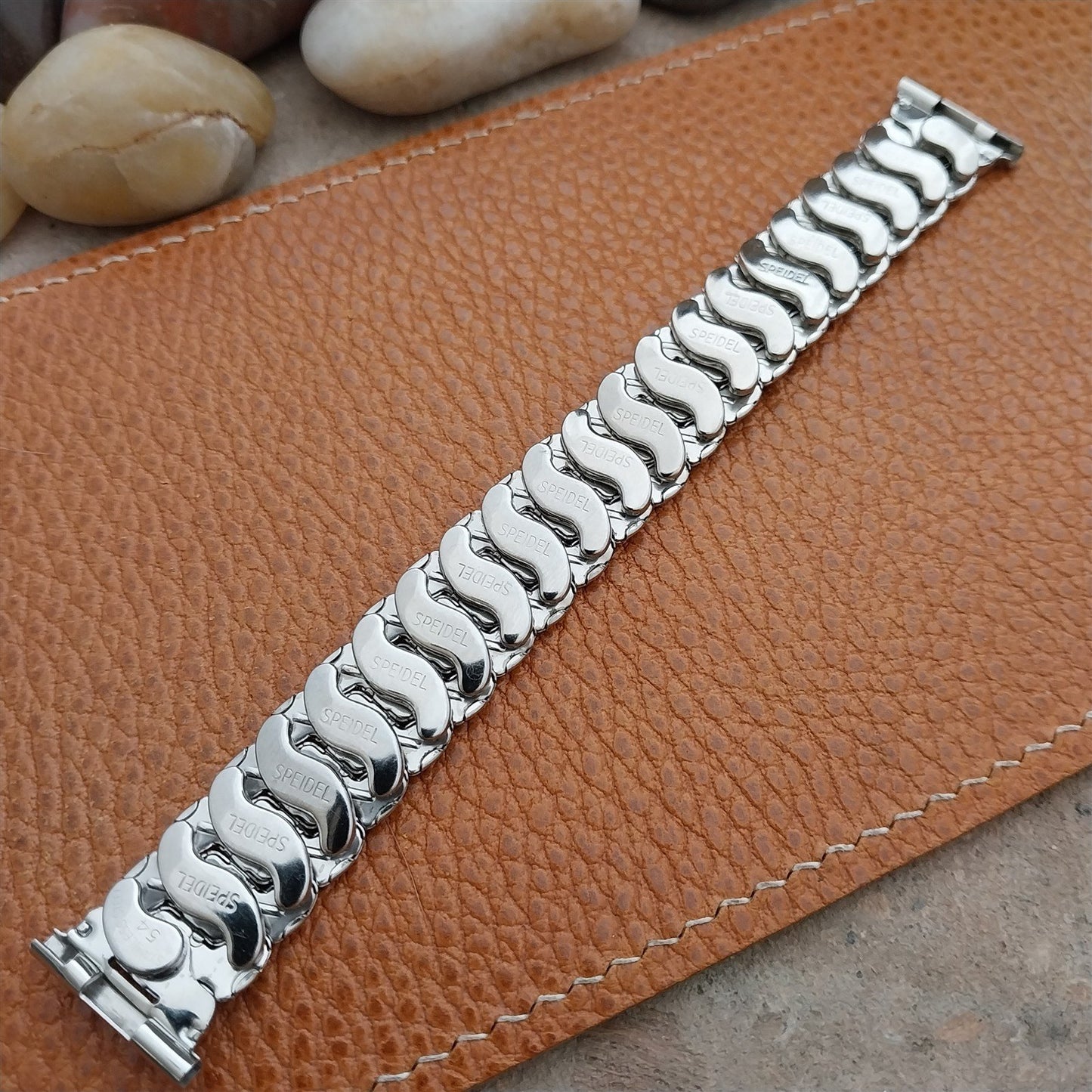 1954 Cobblestone Speidel Stainless Steel Unused Vintage Watch Band