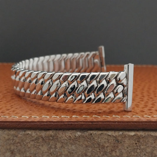White Gold-Filled Speidel Golden Templar NOS 1950s Vintage Watch Band