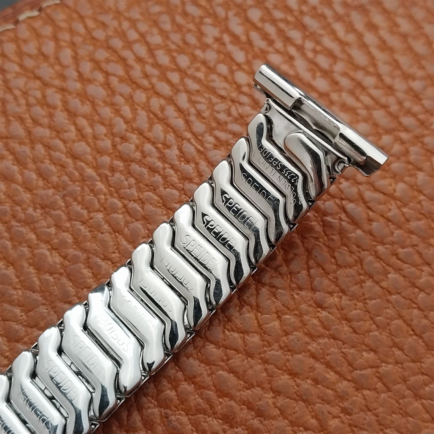 White Gold-Filled Speidel Golden Templar NOS 1950s Vintage Watch Band