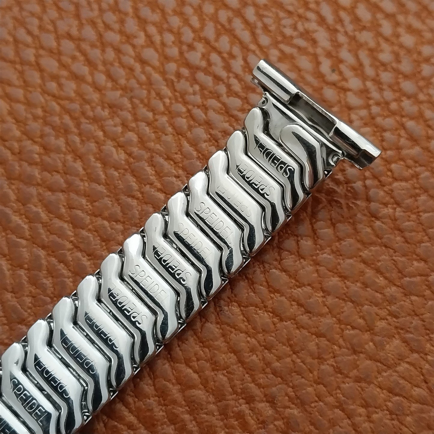 White Gold-Filled Speidel Golden Templar NOS 1950s Vintage Watch Band