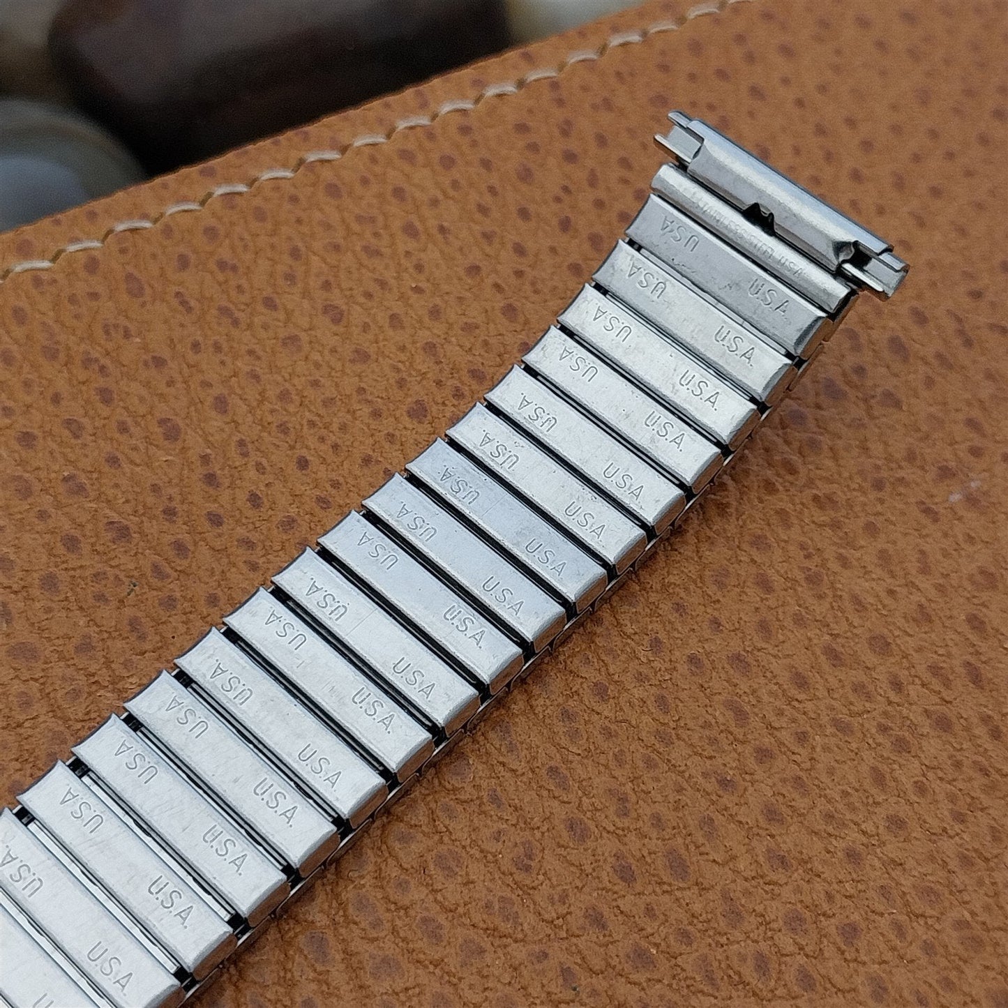 1970s Kestenmade USA Made Stainless Steel nos Twistoflex Vintage Watch Band