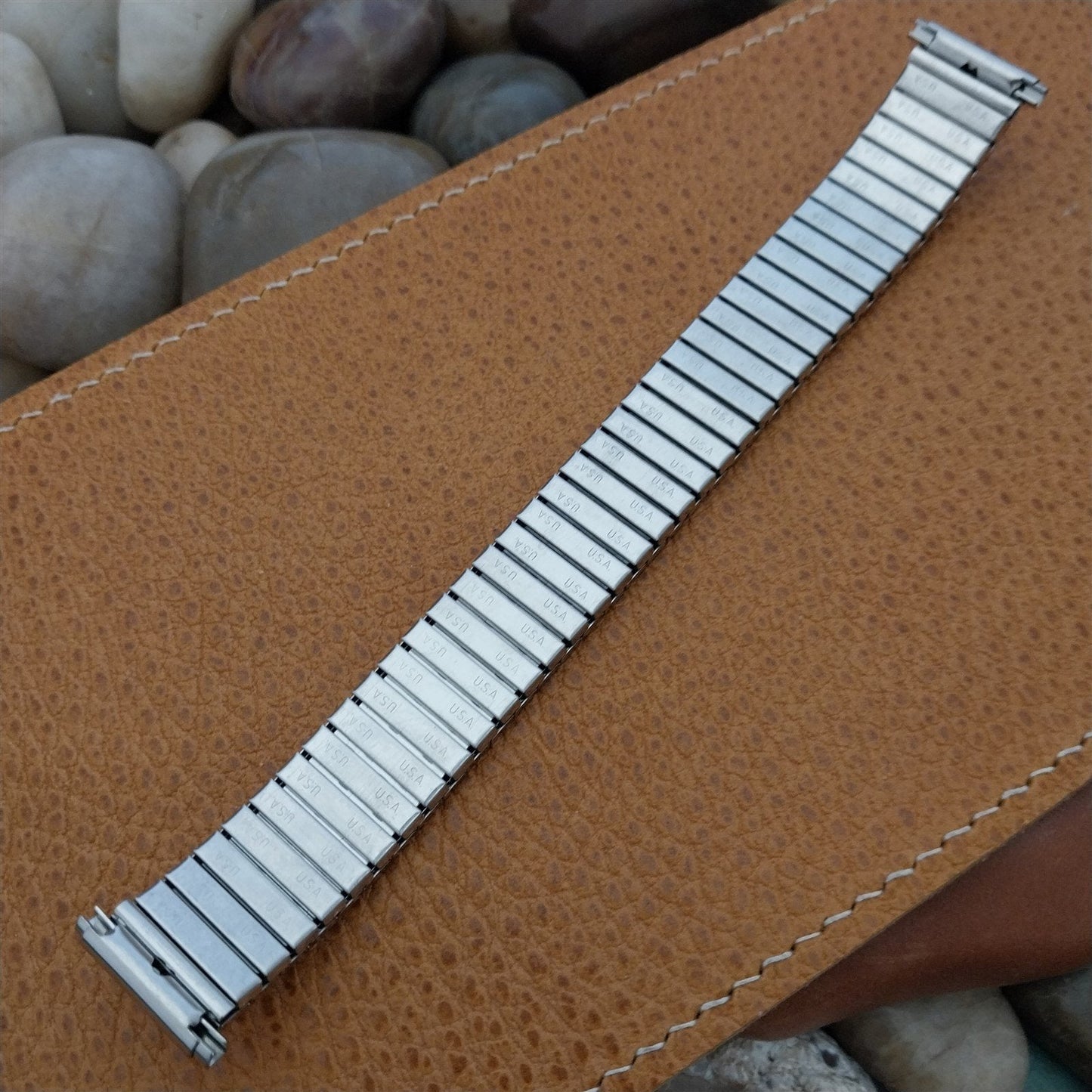 1970s Kestenmade USA Made Stainless Steel nos Twistoflex Vintage Watch Band