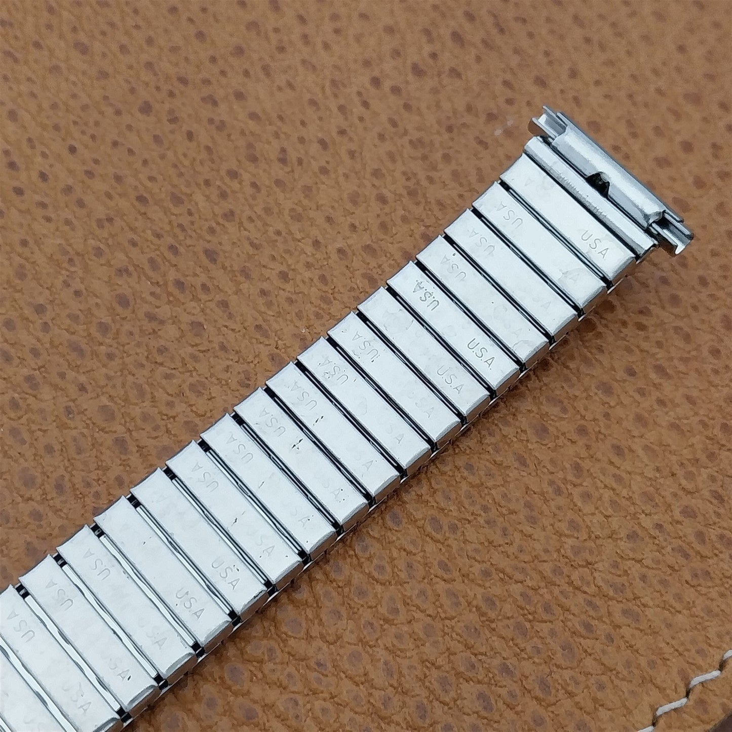 1970s Kestenmade USA Stainless Steel nos Unused Long Vintage Watch Band