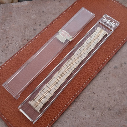 10k Yellow Gold Filled 1969 Speidel Golden Templar Unused Vintage Watch Band
