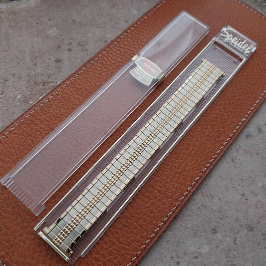 19mm 18mm 1968 Gold Filled Speidel Golden Templar Unused nso Vintage Watch Band