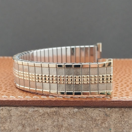 19mm 18mm 1968 Gold Filled Speidel Golden Templar Unused nso Vintage Watch Band