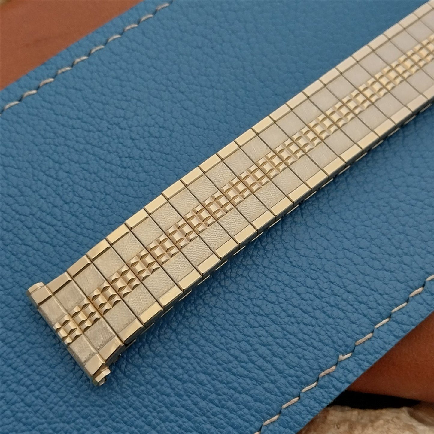 19mm 18mm 1968 Gold Filled Speidel Golden Templar Unused nso Vintage Watch Band