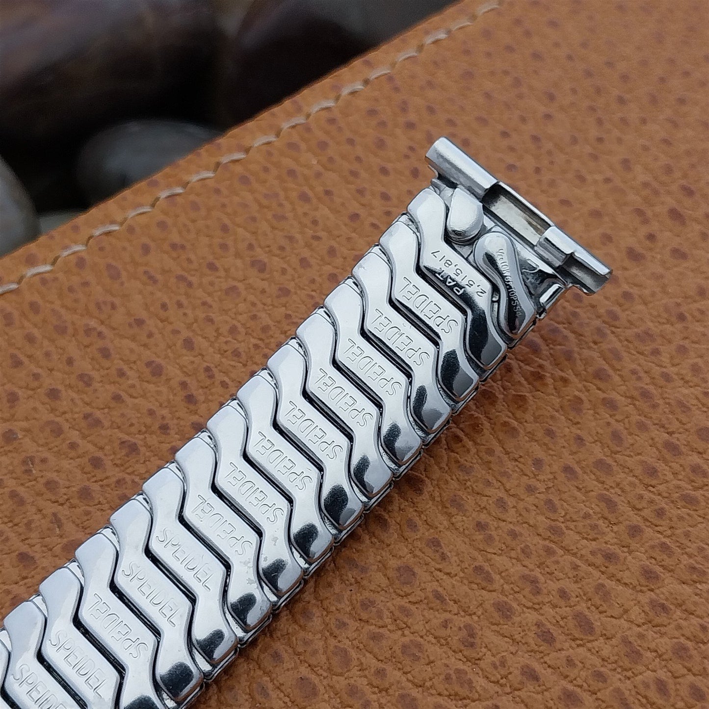 19mm 18m 16mm White Gold-Fill Classic Speidel Unused 1954 nos Vintage Watch Band