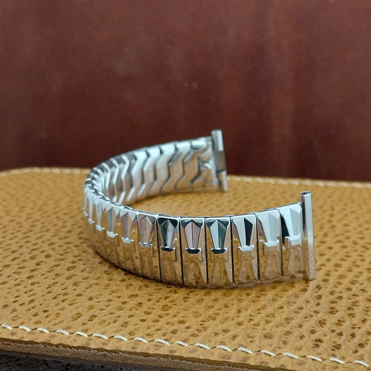 Vintage Speidel White Gold-Fill 1957 High Ridge 19mm 18mm 16mm Unused Watch Band