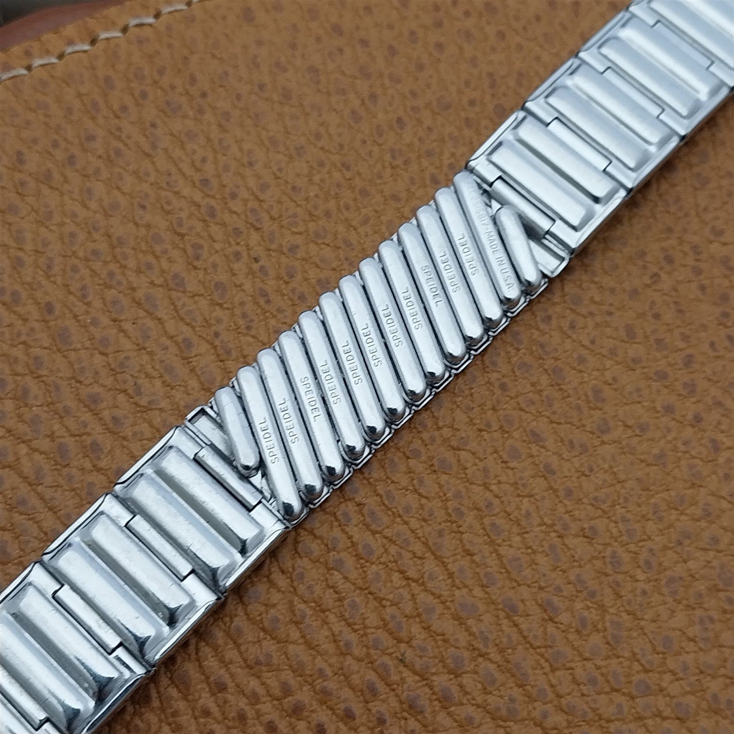 19mm 18mm 16mm Speidel White Gold-Filled 1950s Long Unused Vintage Watch Band