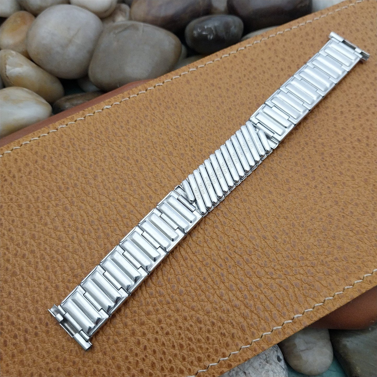 19mm 18mm 16mm Speidel White Gold-Filled 1950s Long Unused Vintage Watch Band