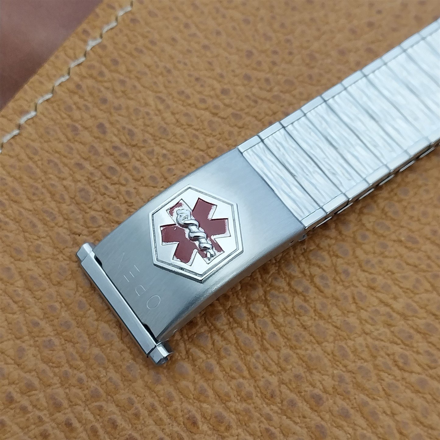 Speidel USA Medilog Stainless Steel Valencia nos Vintage Watch Band