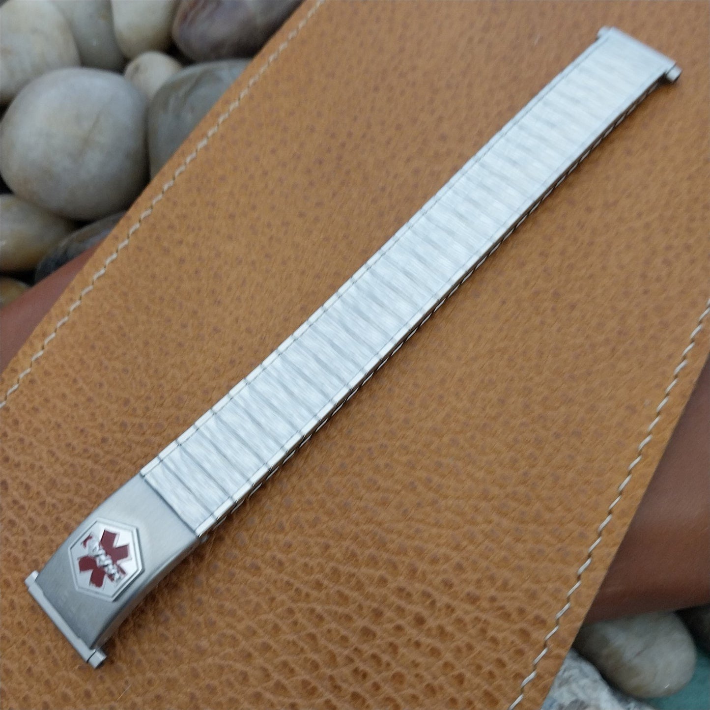 Speidel USA Medilog Stainless Steel Valencia nos Vintage Watch Band