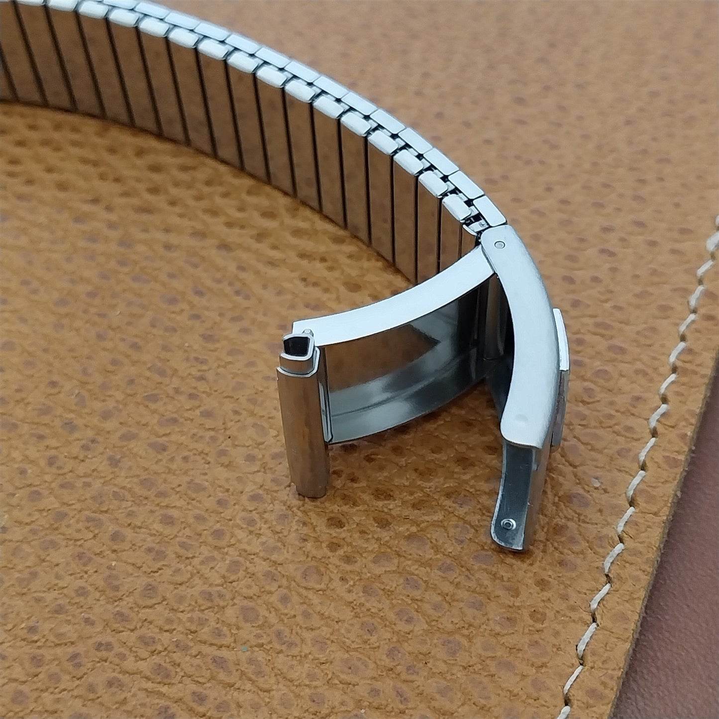 Speidel USA Medilog Stainless Steel Valencia 5 3/4" nos Vintage Watch Band