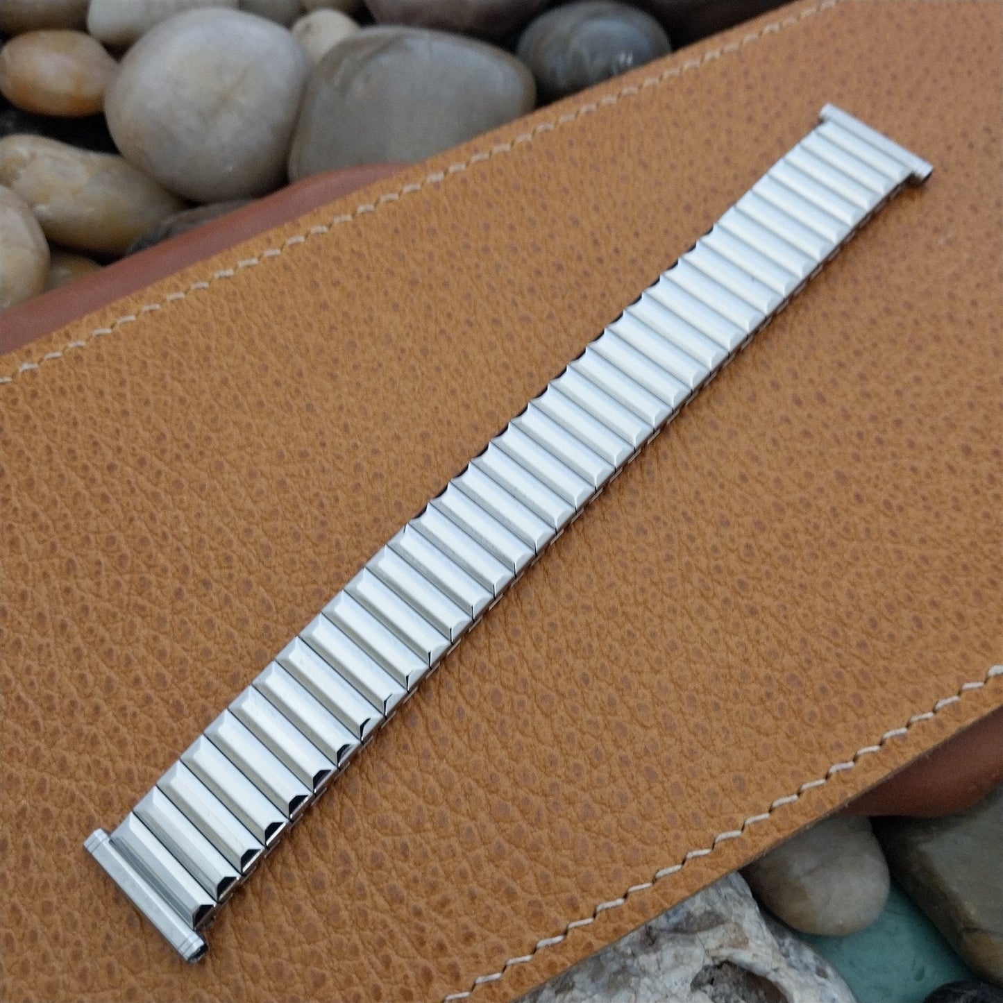 Speidel 1963 Classic Twistoflex Fullback Stainless Steel nos Vintage Watch Band