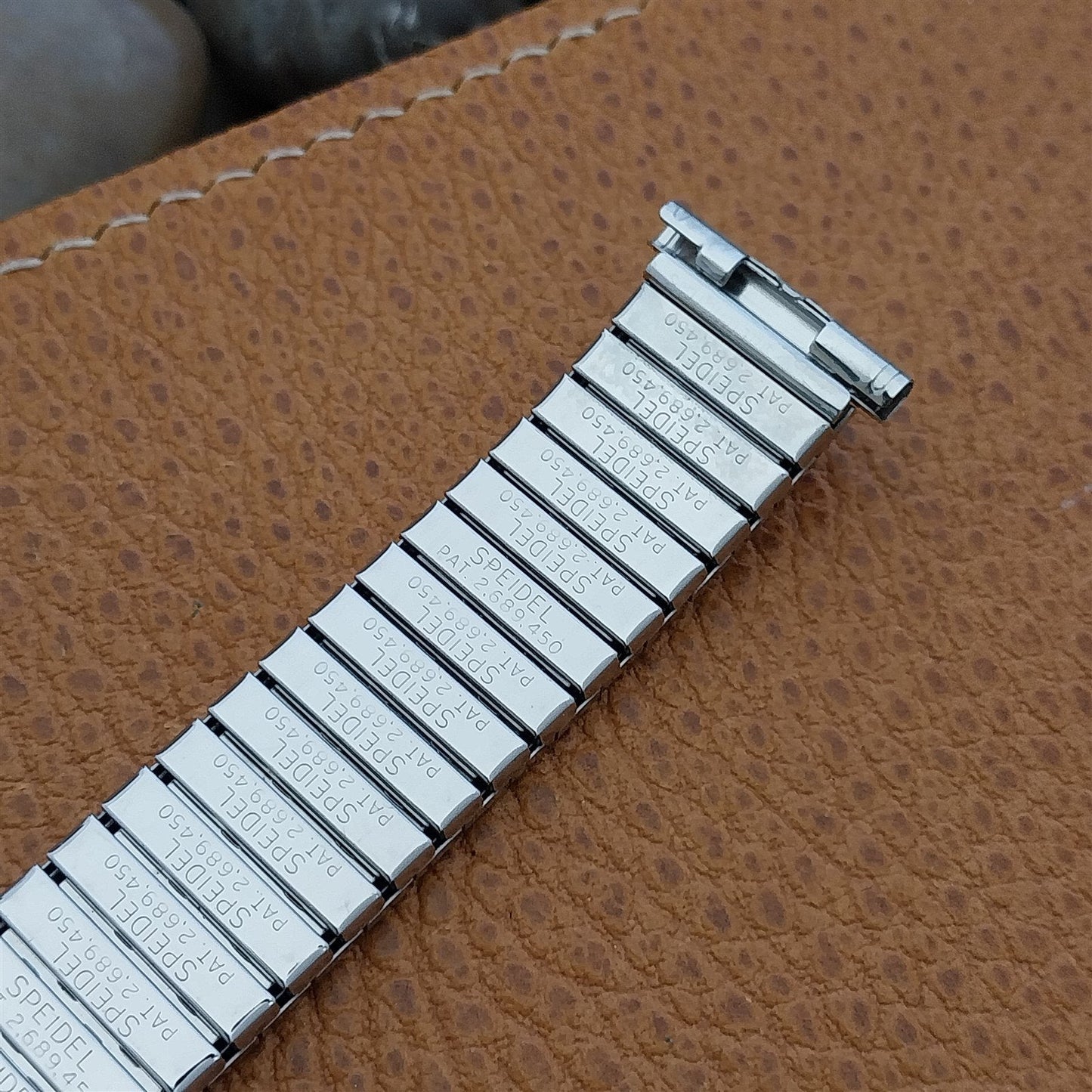 Speidel 1963 Classic Twistoflex Fullback Stainless Steel nos Vintage Watch Band