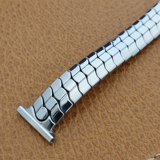 1950s Speidel USA Phoenix Stainless Steel Long nos Vintage Watch Band