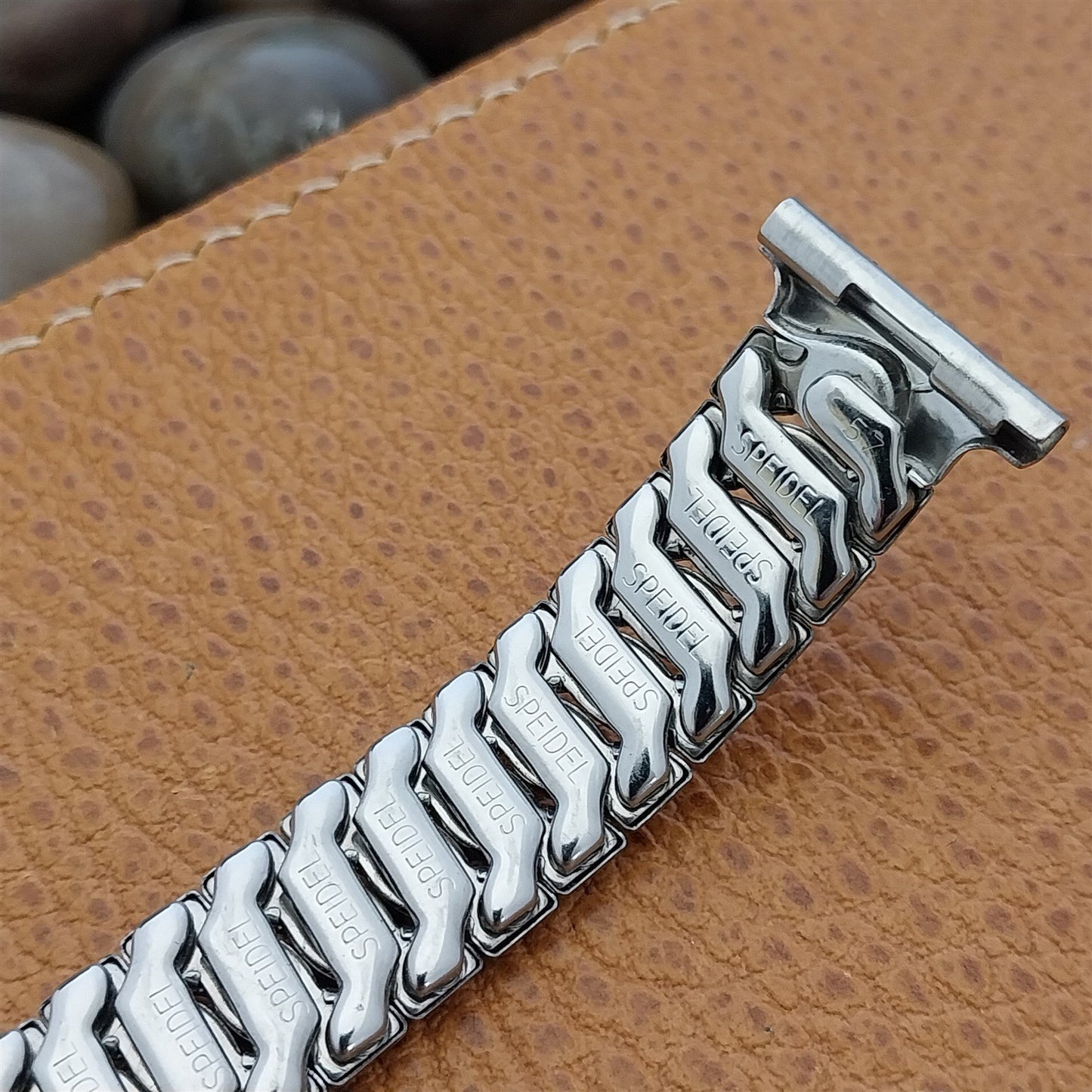 1950s Speidel USA Phoenix Stainless Steel Long nos Vintage Watch Band