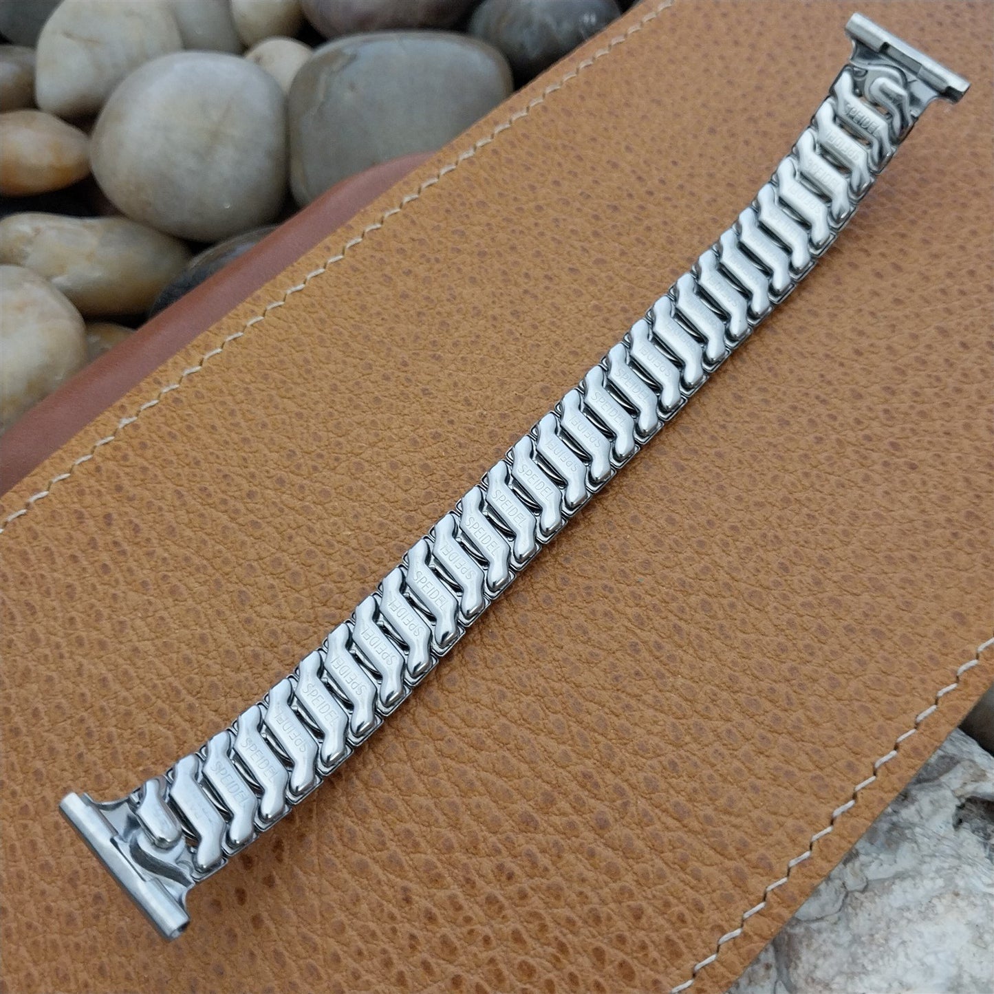 1950s Speidel USA Phoenix Stainless Steel Long nos Vintage Watch Band