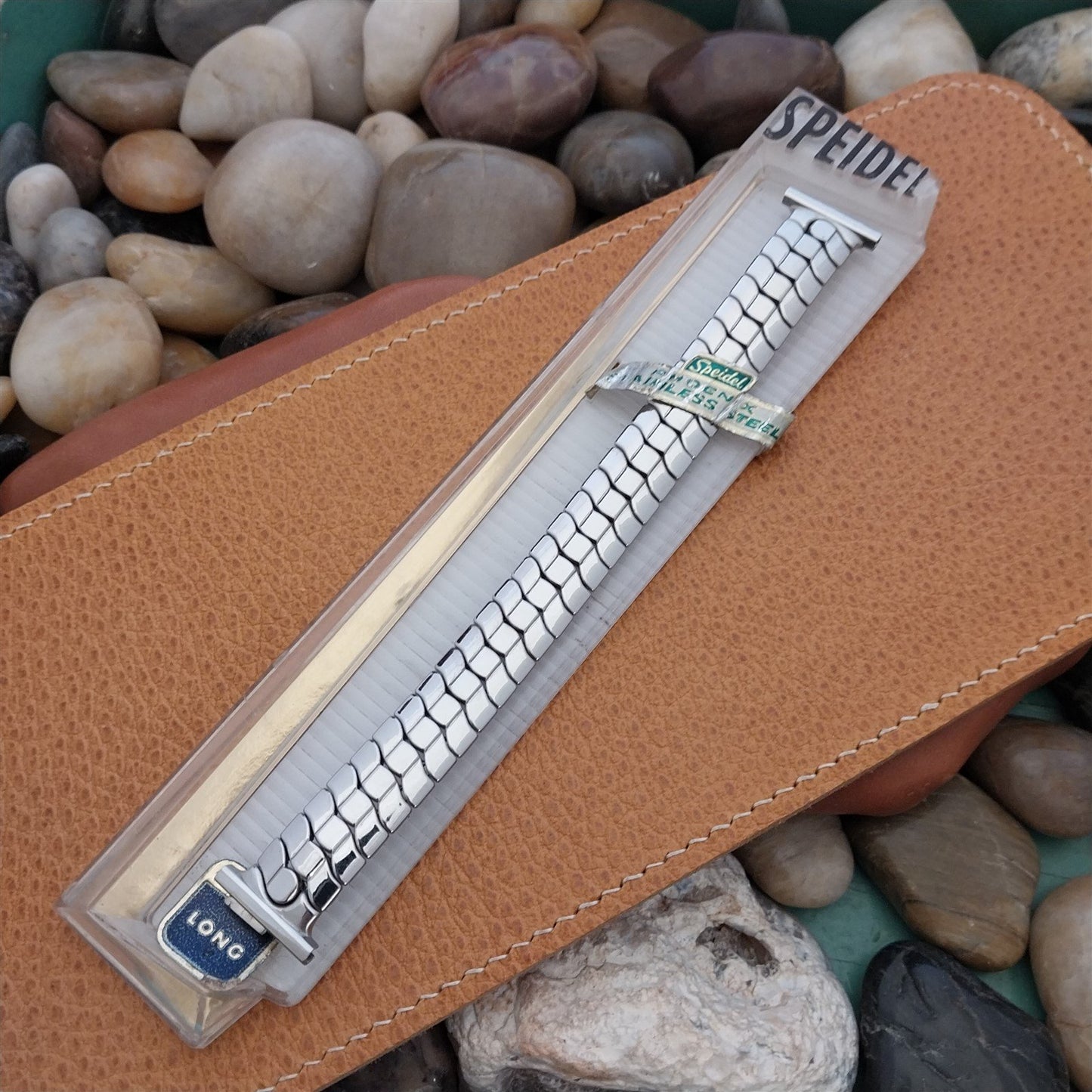 1950s Speidel USA Phoenix Stainless Steel Long nos Vintage Watch Band