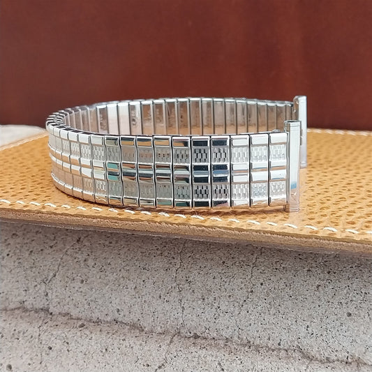 Speidel Meteor 1960s Twistoflex Long Stainless Steel NOS Vintage Watch Band