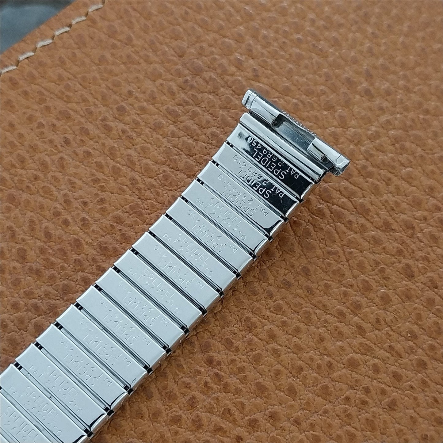 1961 MCM 10k White Gold-Filled Astrojet Speidel Unused 1960s Vintage Watch Band