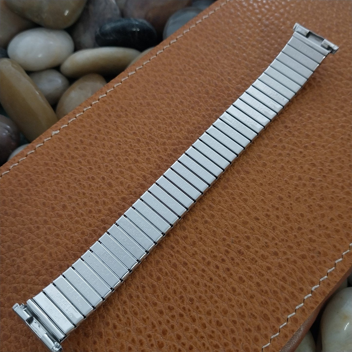 1961 MCM 10k White Gold-Filled Astrojet Speidel Unused 1960s Vintage Watch Band