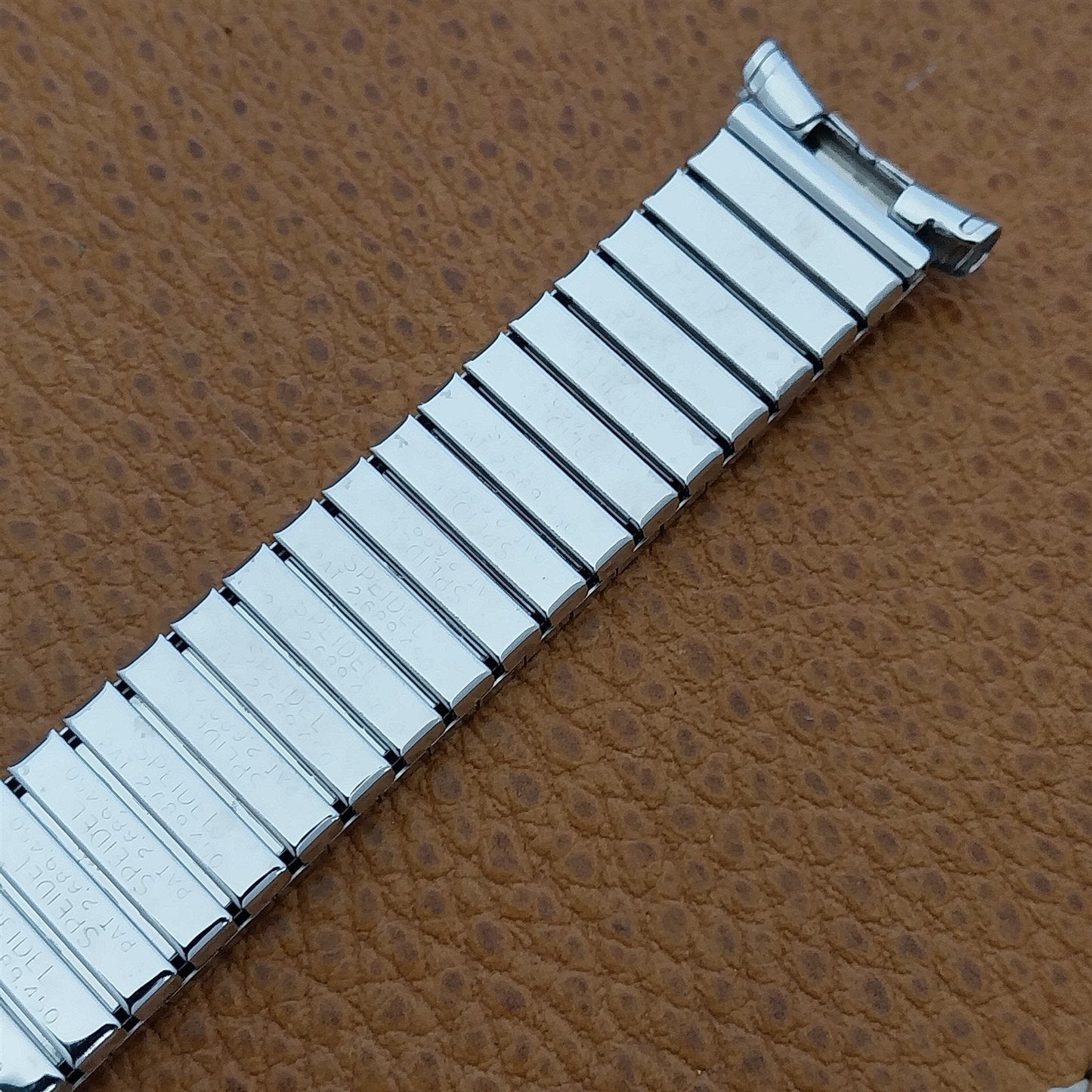 1962 Vintage White Gold-Filled Speidel Domino 19mm 18mm 16mm Unused Watch Band