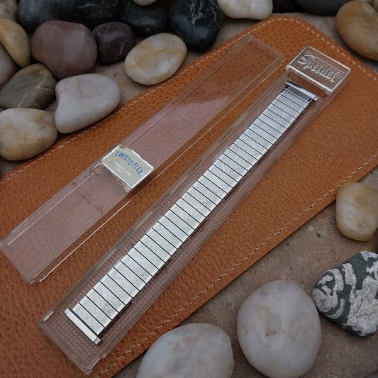1970s USA Made Stainless Steel nos Twistoflex Vintage Watch Band Speidel