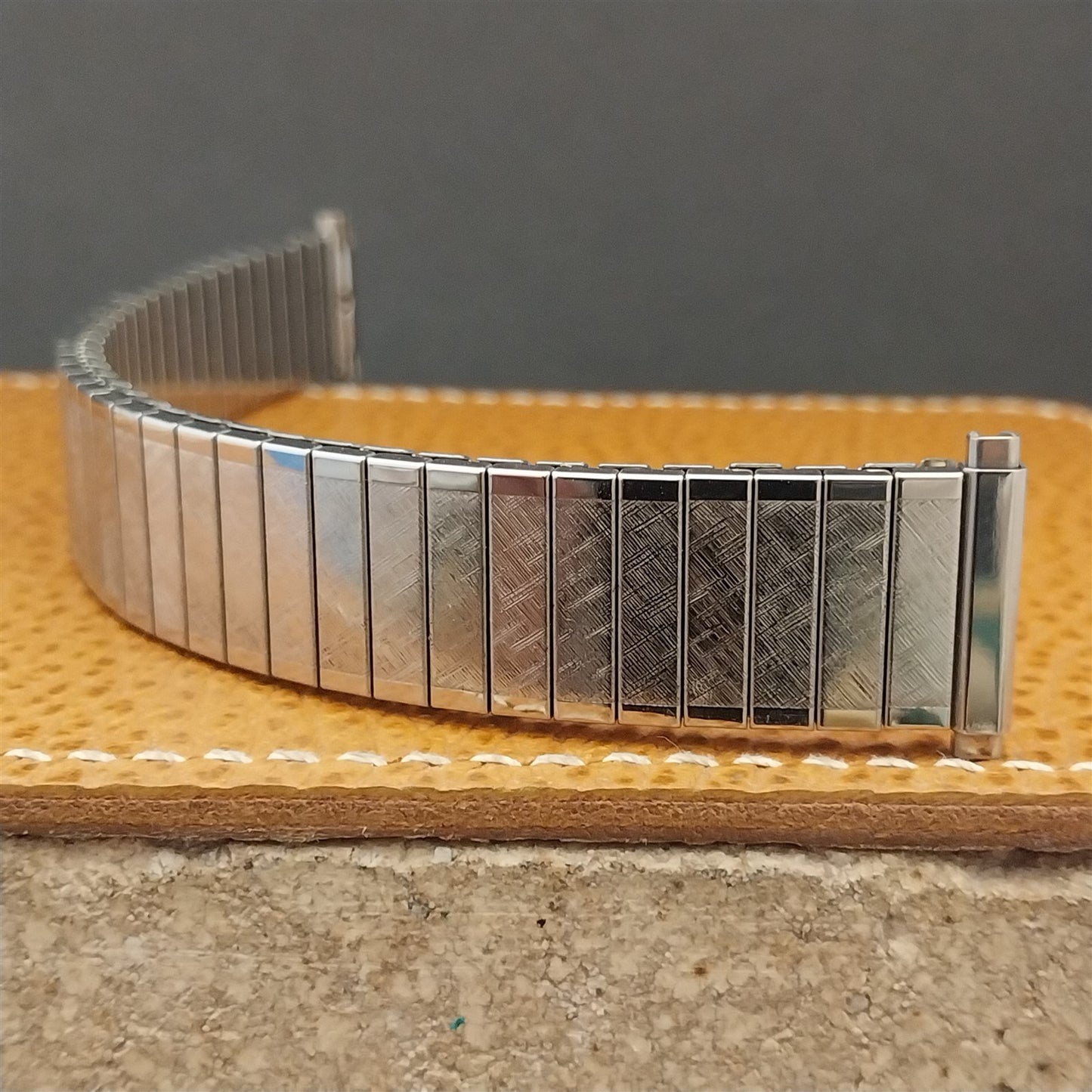 1970s USA Made Stainless Steel nos Twistoflex Vintage Watch Band Speidel