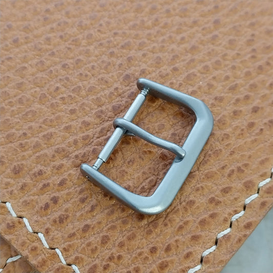 18mm Bead Blasted Stainless Steel Non-Reflective Field Watch Band Buckle