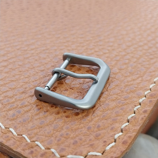 18mm Bead Blasted Stainless Steel Non-Reflective Field Watch Band Buckle