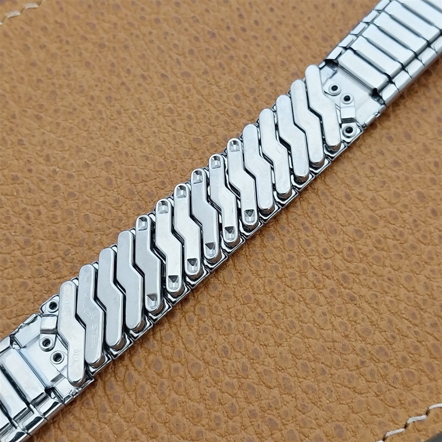 11/16" 17.2mm Stainless Steel Scott Unused nos 1970s Vintage Watch Band