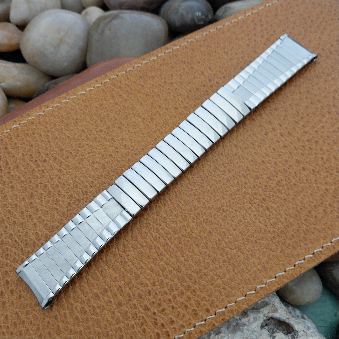 11/16" 17.2mm Stainless Steel Scott Unused nos 1970s Vintage Watch Band